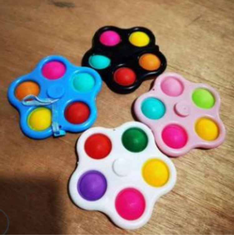 Fidget spinners bubble pop sensory toys RTS