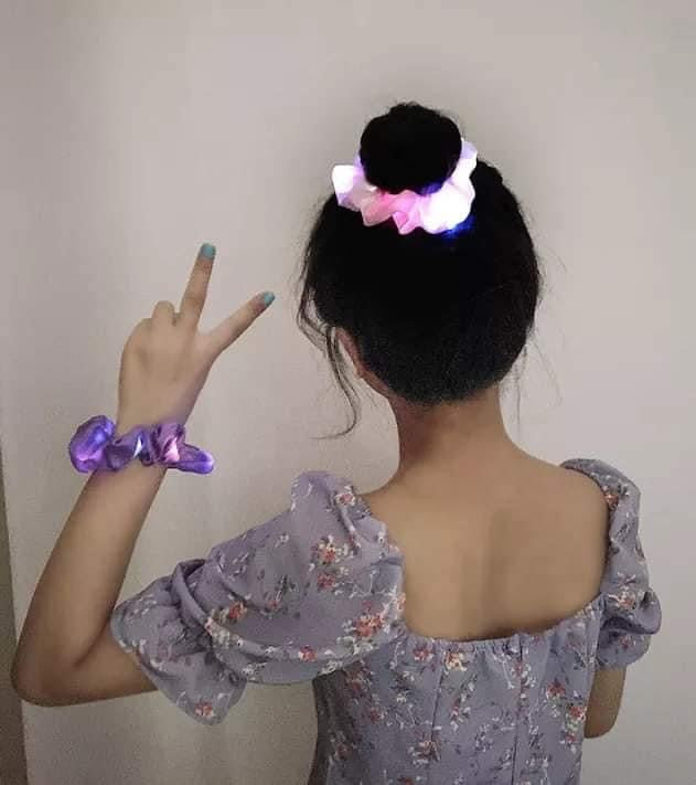 LED LUMINOUS LIGHT UP SCRUNCHIES RTS