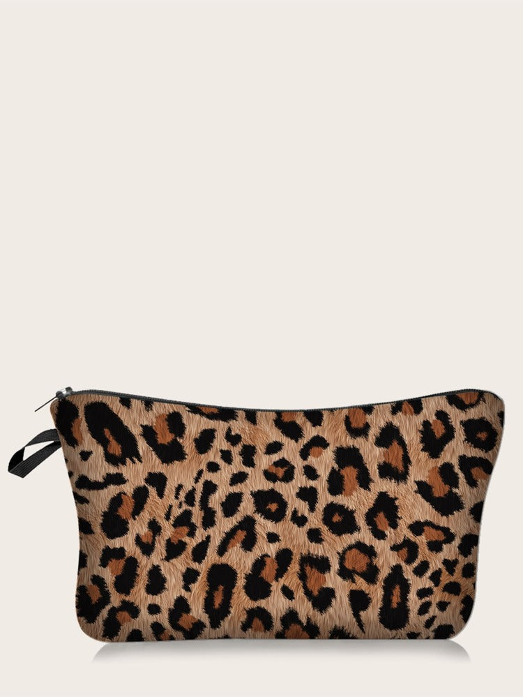 Sunflower Leopard Cow Makeup Cosmetic Bags RTS