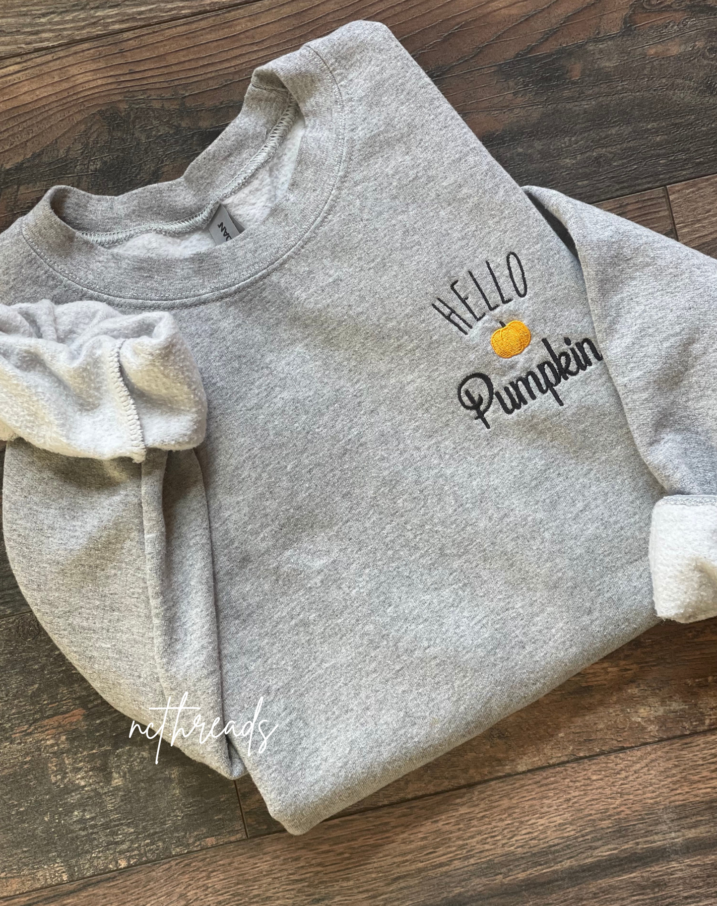 Hello Pumpkin-Embroidered PRE-ORDER