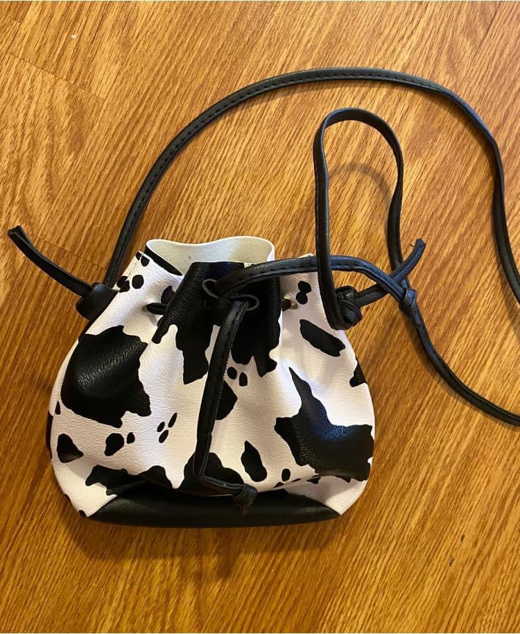 Mommy & Me Cow Print Bucket Bag Purses RTS