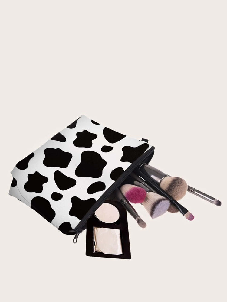 Sunflower Leopard Cow Makeup Cosmetic Bags RTS