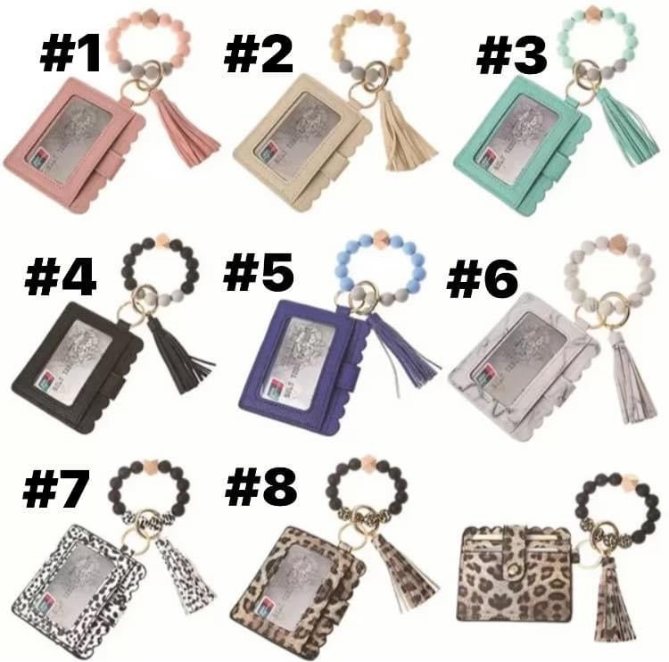 ID/CREDIT CARD WALLETS WITH SILICONE BANGLES RTS