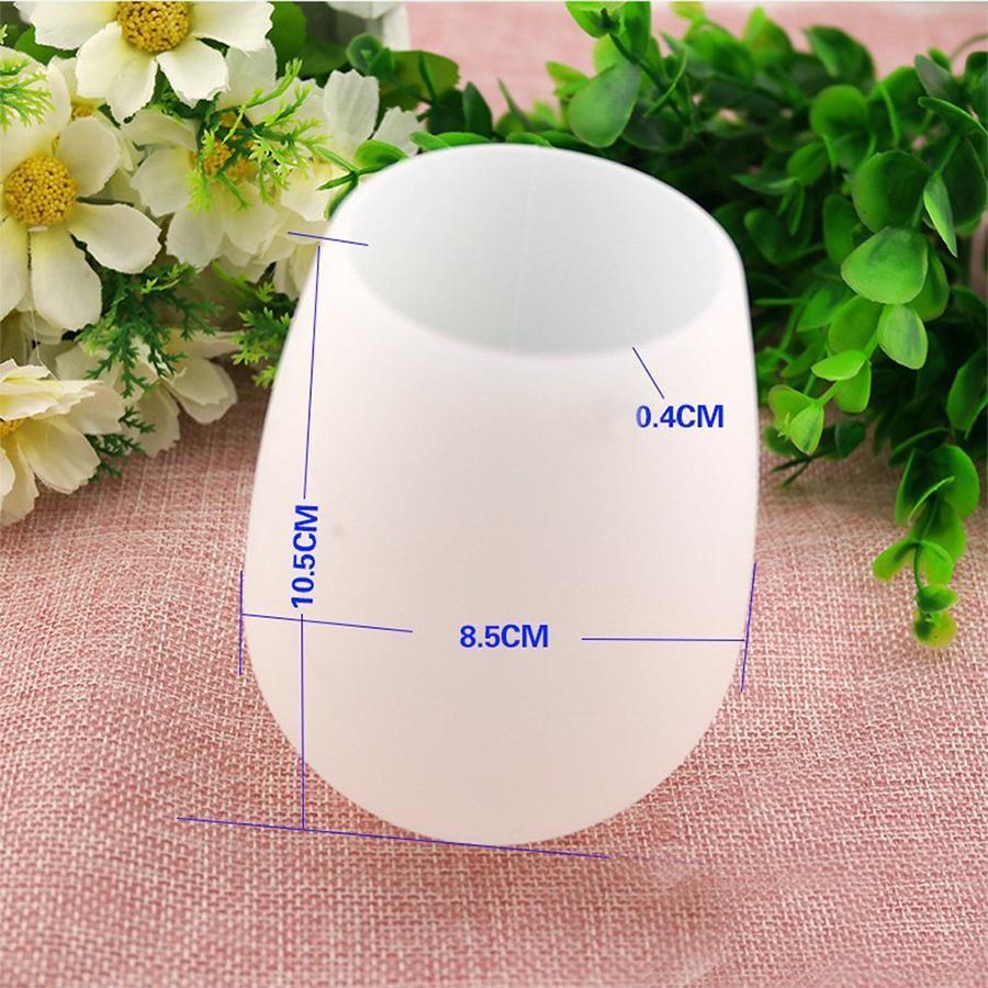Silicone Stemless Wine Tumbler Cups RTS