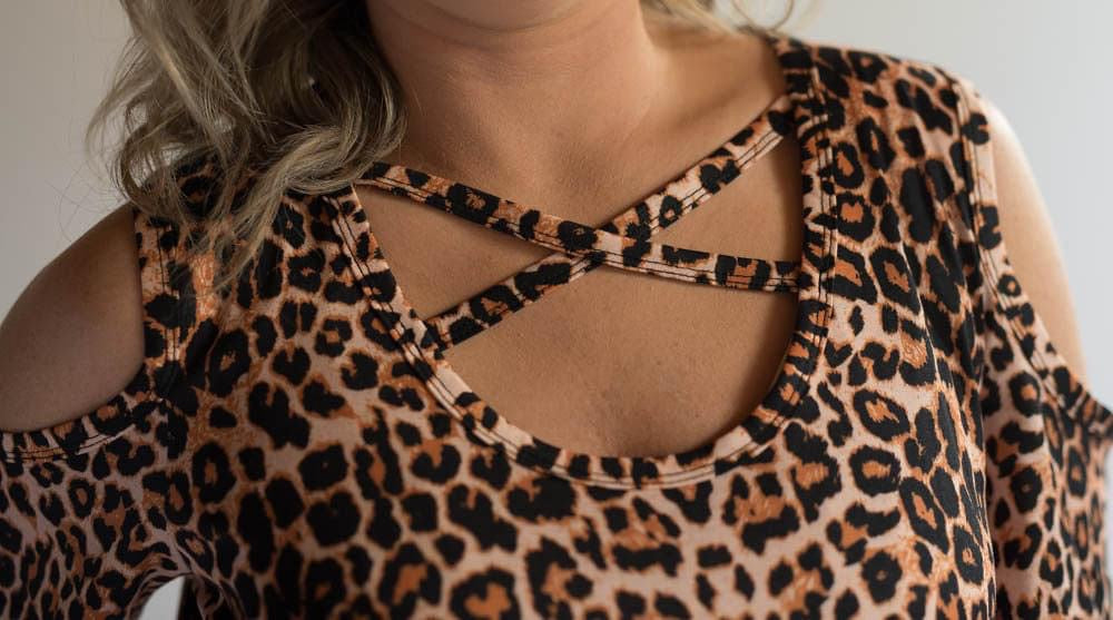Womens Adult leopard dress RTs