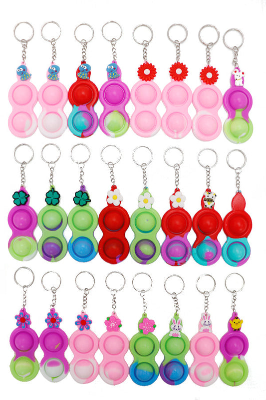 Simple Dimple Fidget Sensory Bubble Pop Toy Keychains  RTS Bee U-Nique Fashions