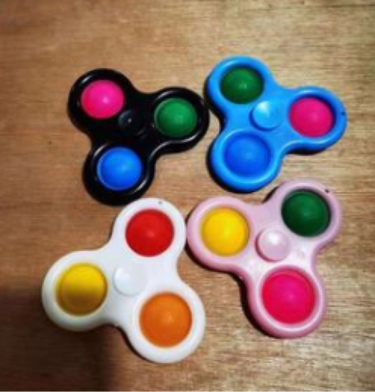 Fidget spinners bubble pop sensory toys RTS