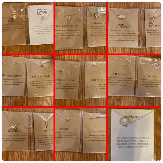 Make a Wish Necklaces RTS