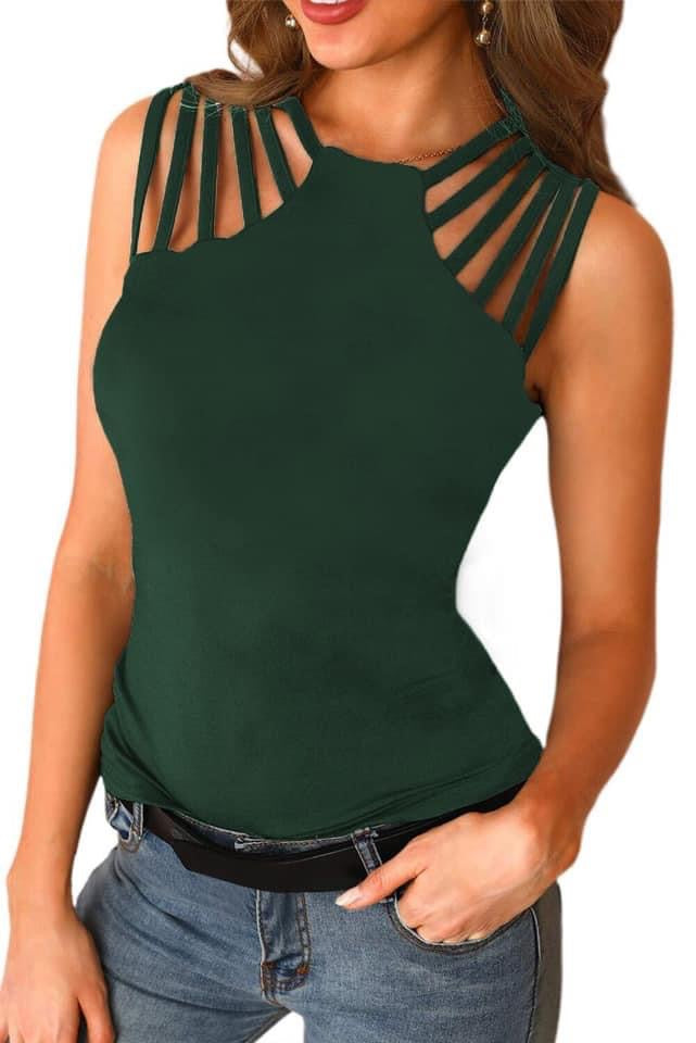 Women’s Strappy Shoulder Tank RTS