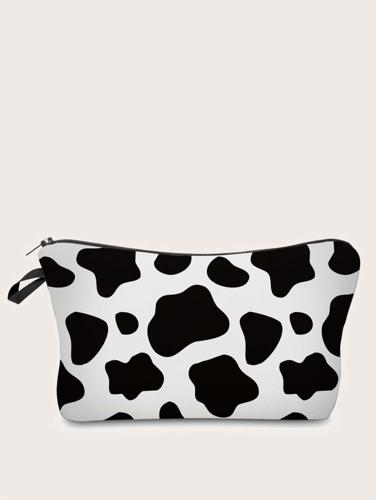 Sunflower Leopard Cow Makeup Cosmetic Bags RTS