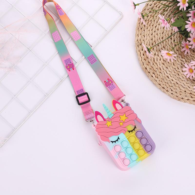 Kids 🦄 Unicorn Bubble Popper Purses RTS