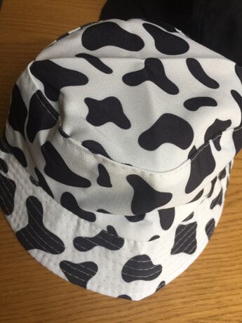 Reversible Cow Print Bucket Hats OS RTS