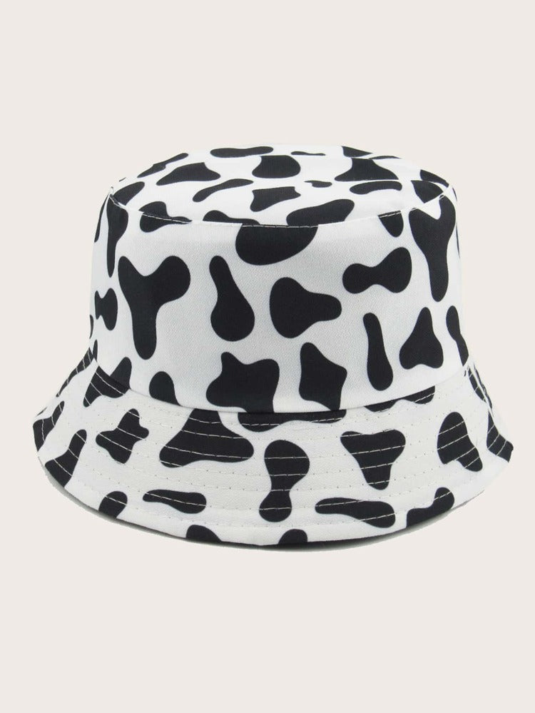 Reversible Cow Print Bucket Hats OS RTS