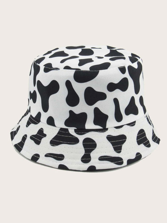 Reversible Cow Print Bucket Hats OS RTS