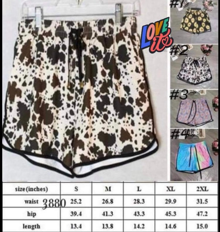 Lounge Shorts Cow Sunflower RTS