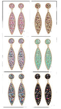 GLITTER DANGLE EARRINGS RTS