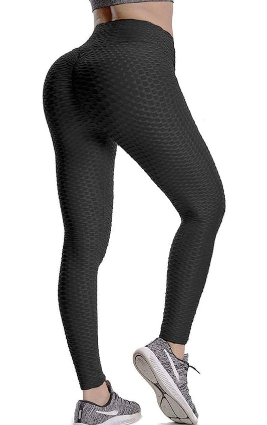 Tik Tok Black Scrunch Butt Enhancing Leggings RTS