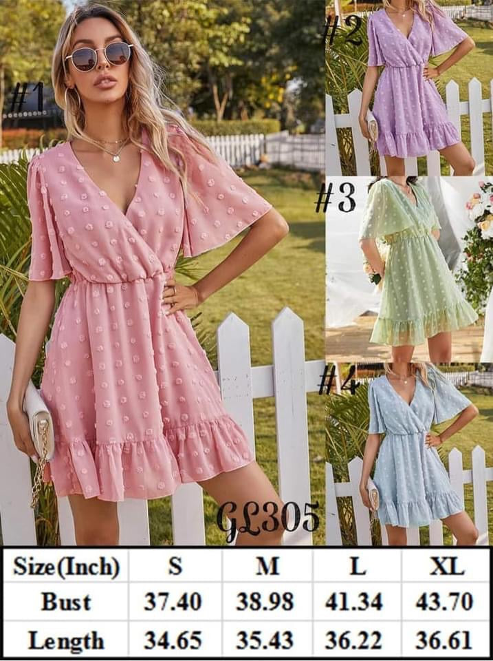 Women’s Ruffle Spring Dress RTS