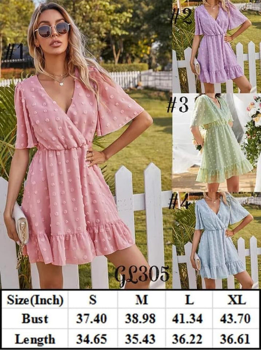 Women’s Ruffle Spring Dress RTS