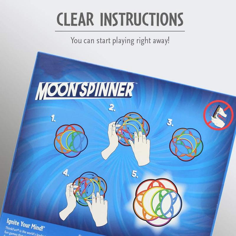 Moon moon Spinners Building Blocks Fidget Anti Stress Toys RTS
