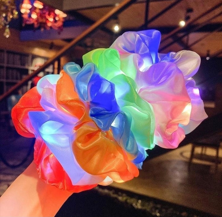 LED LUMINOUS LIGHT UP SCRUNCHIES RTS