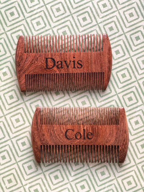 Personalized Beard Comb