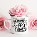 Grandmas Sippy Cup Enamel Mug Mug