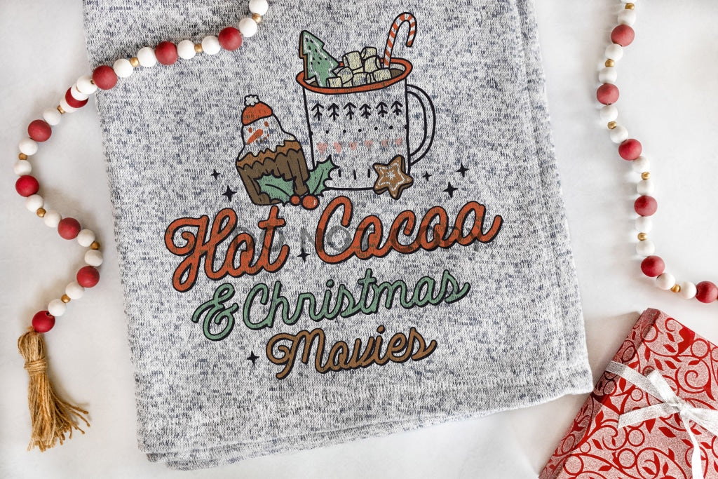 Hot Cocoa & Christmas Blanket Blanket
