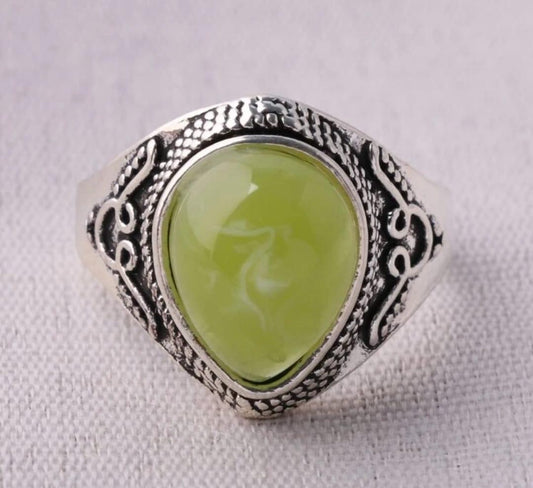 Lght Green Antique Ring
