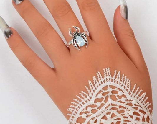 Spider Opal Ring