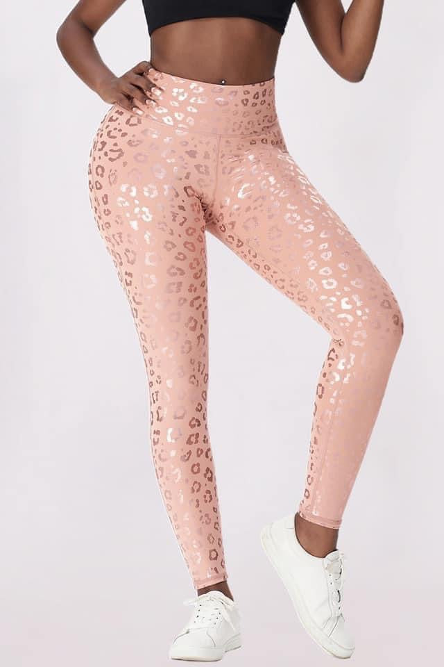 PINK CHEETAH LEGGINGS RTS