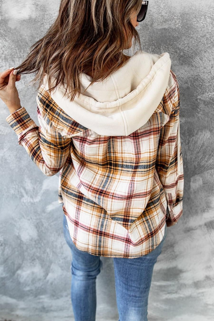 Fall Flannel Hoodie