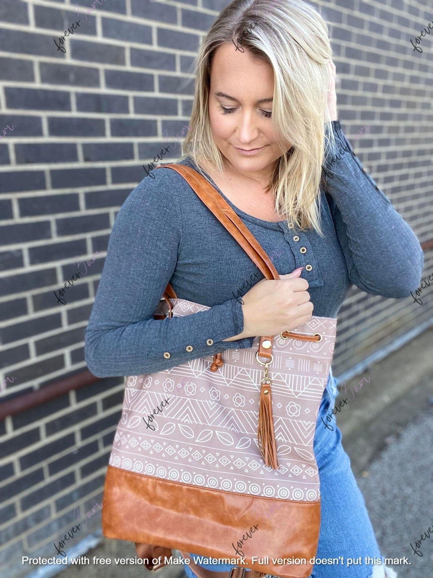 Neutral Tote Backpack