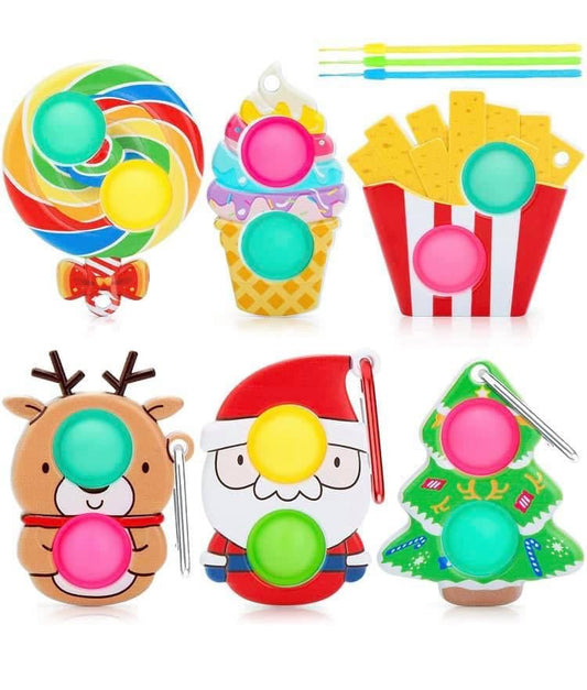 Simple simple fidget keychain toys RTS Bee U-Nique Fashions