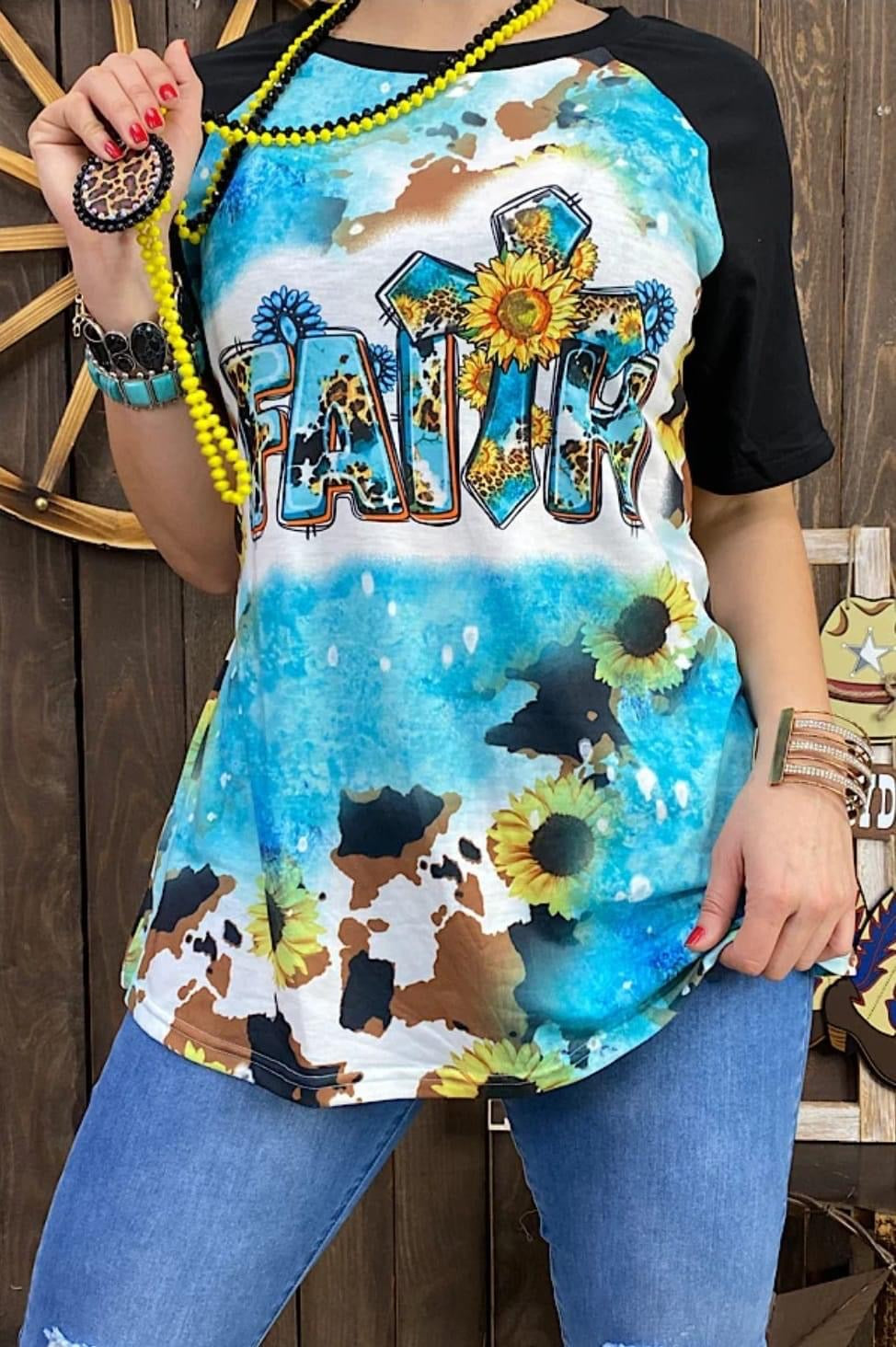 Faith Cow Print
