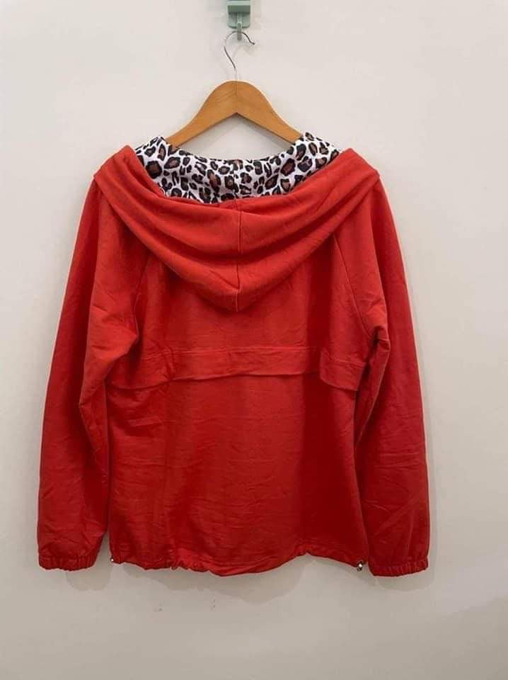LEOPARD PULLOVER HOODIE RTS
