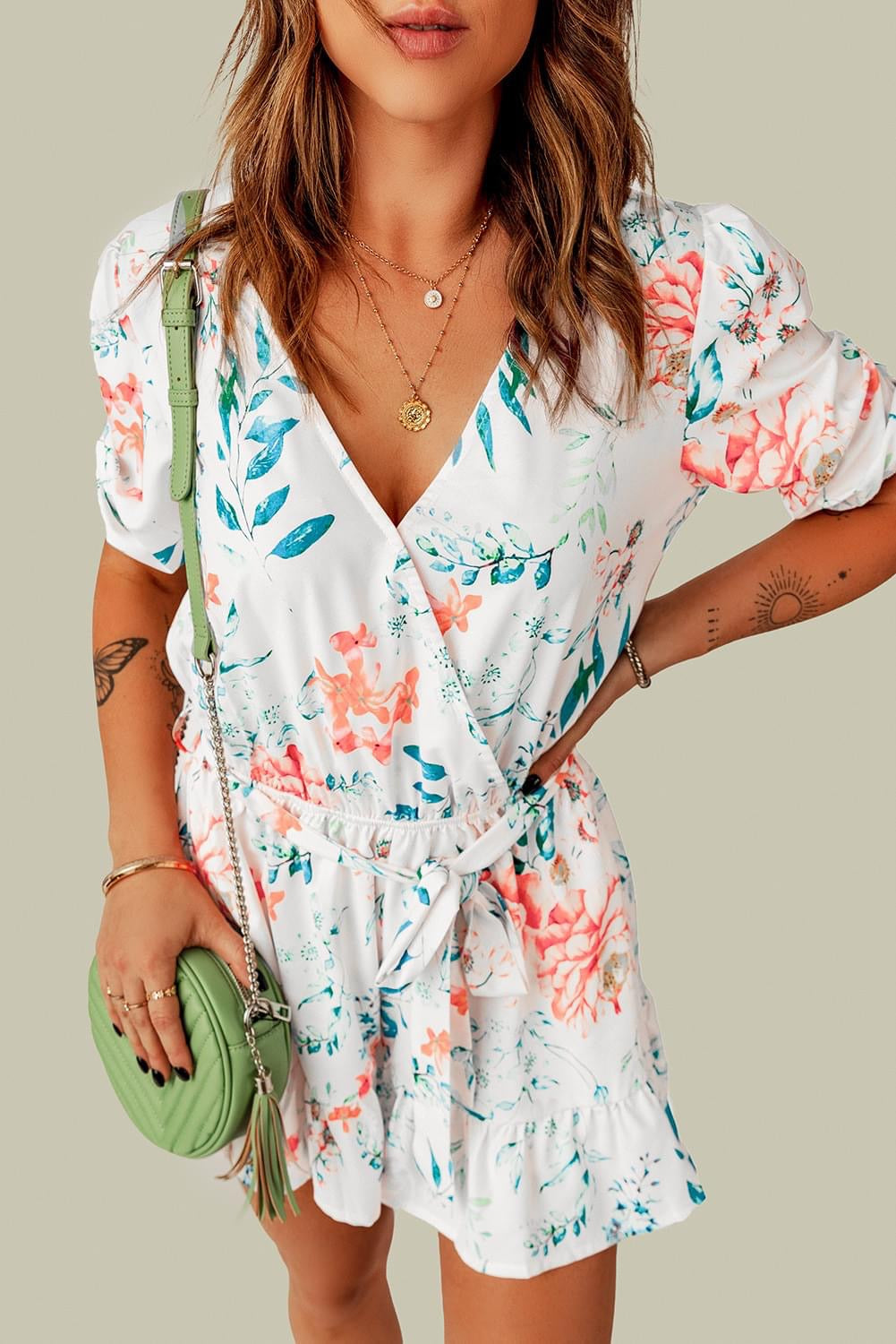 Flutter Floral Romper