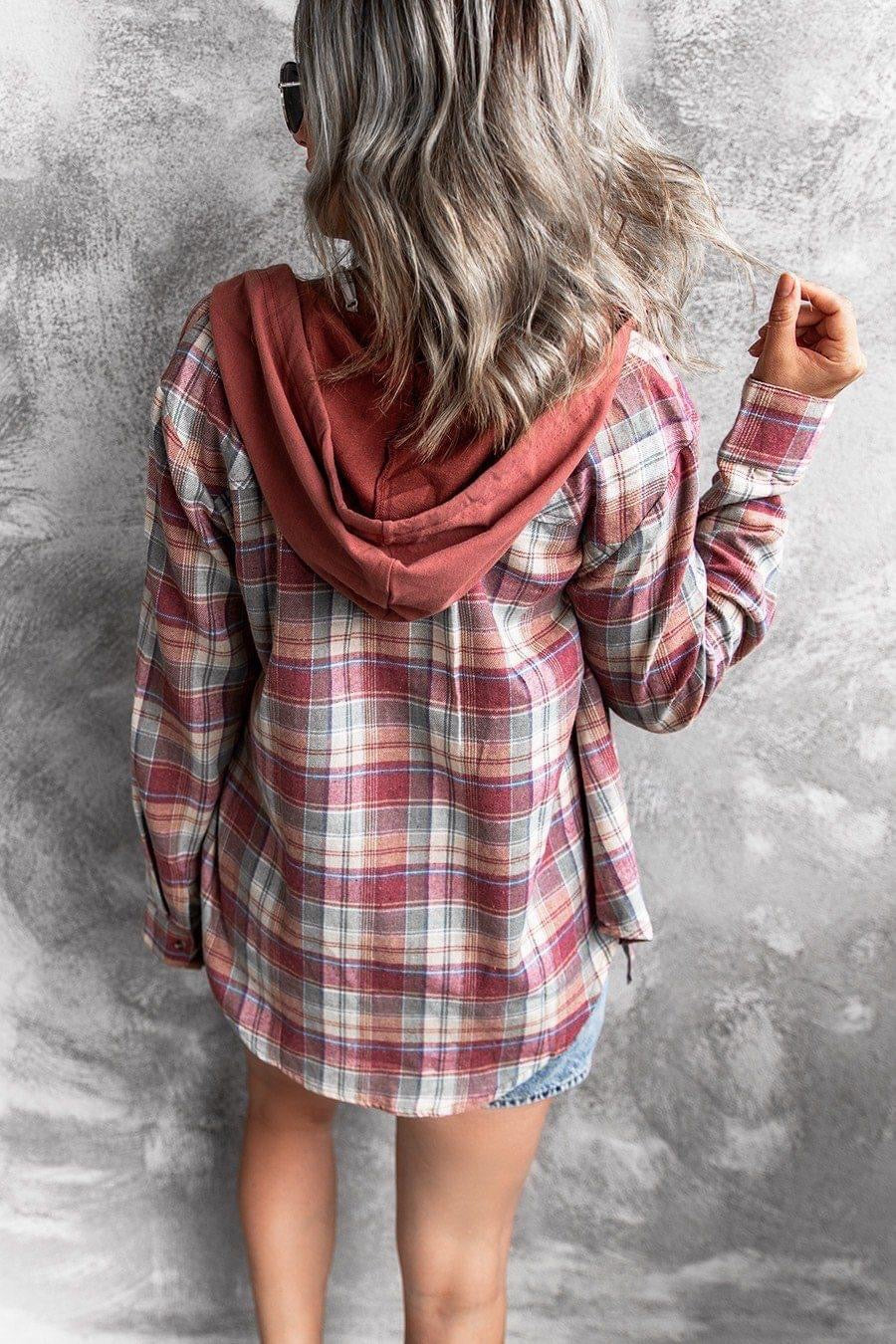 Fall Flannel Hoodie