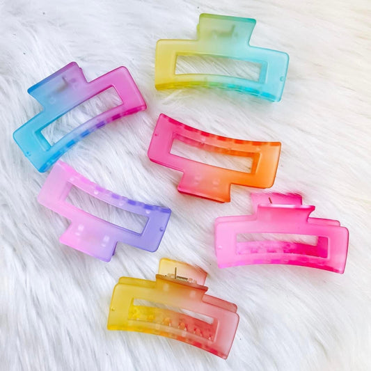 Ombre Claw Clip Set Golden Rae