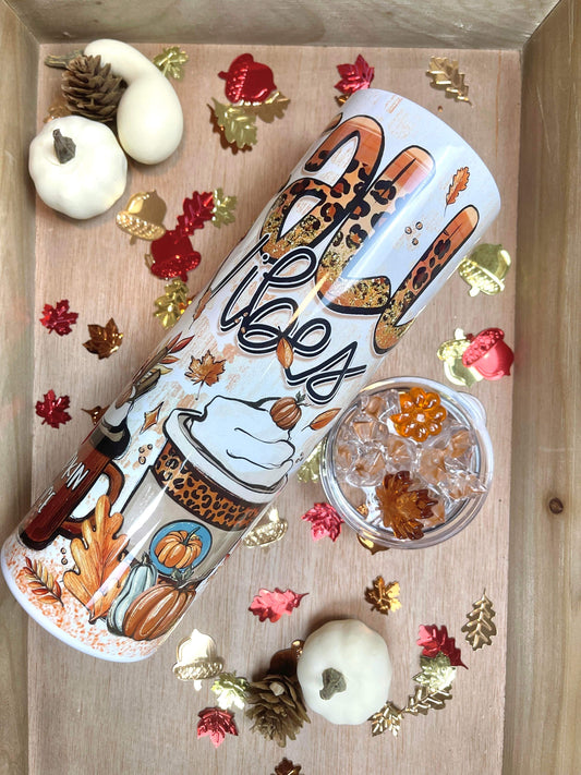 Fall Vibes Tumbler Little Chaos Creations