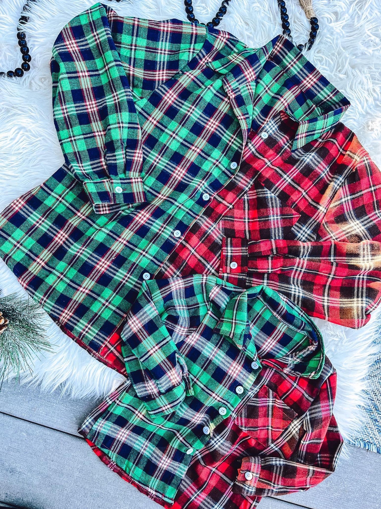 Mommy and Me Christmas Flannel