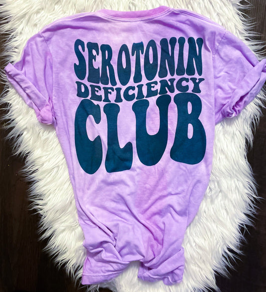 Serotonin Deficiency Club T-Shirt