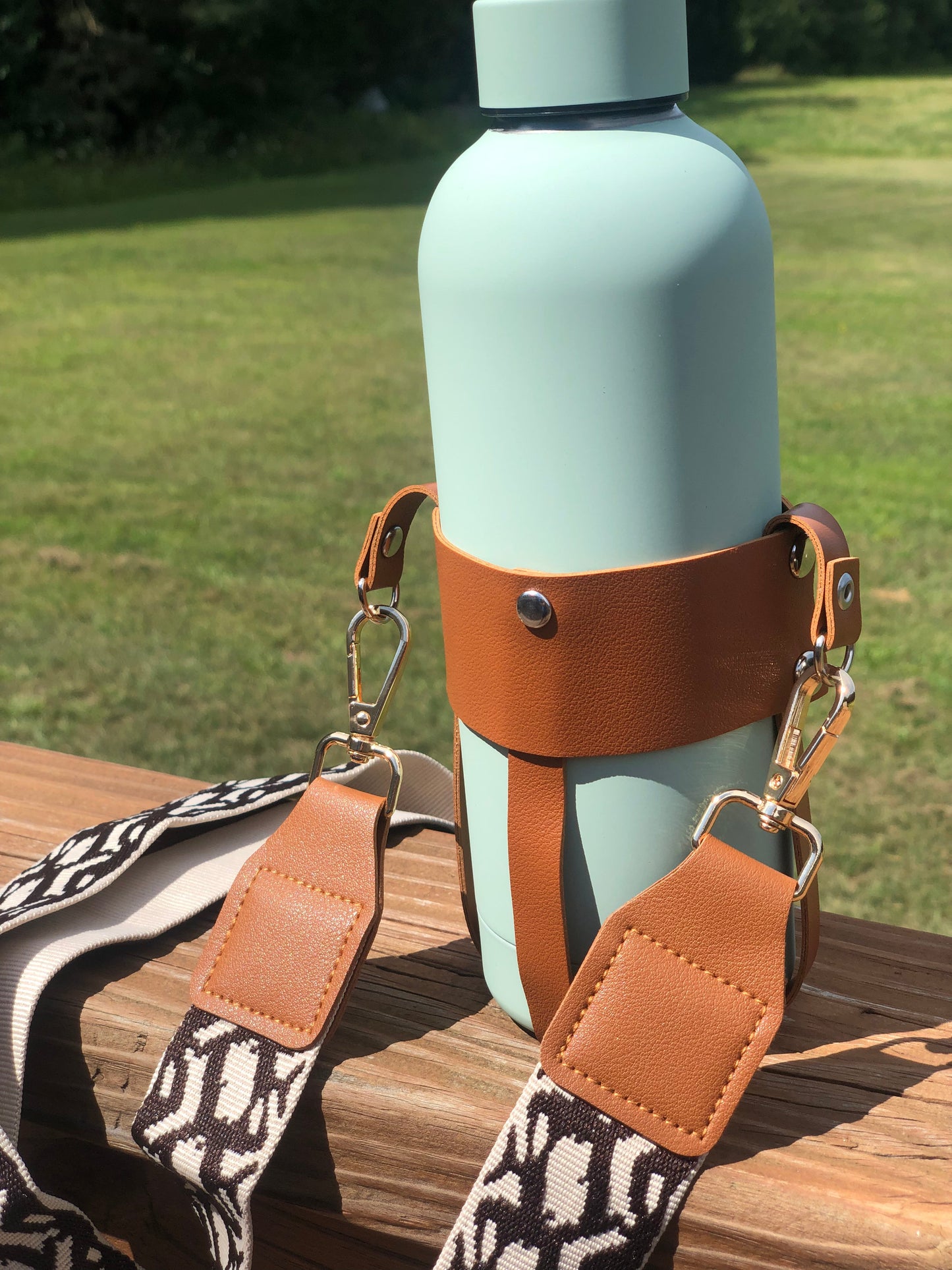 Matte rubber water bottle