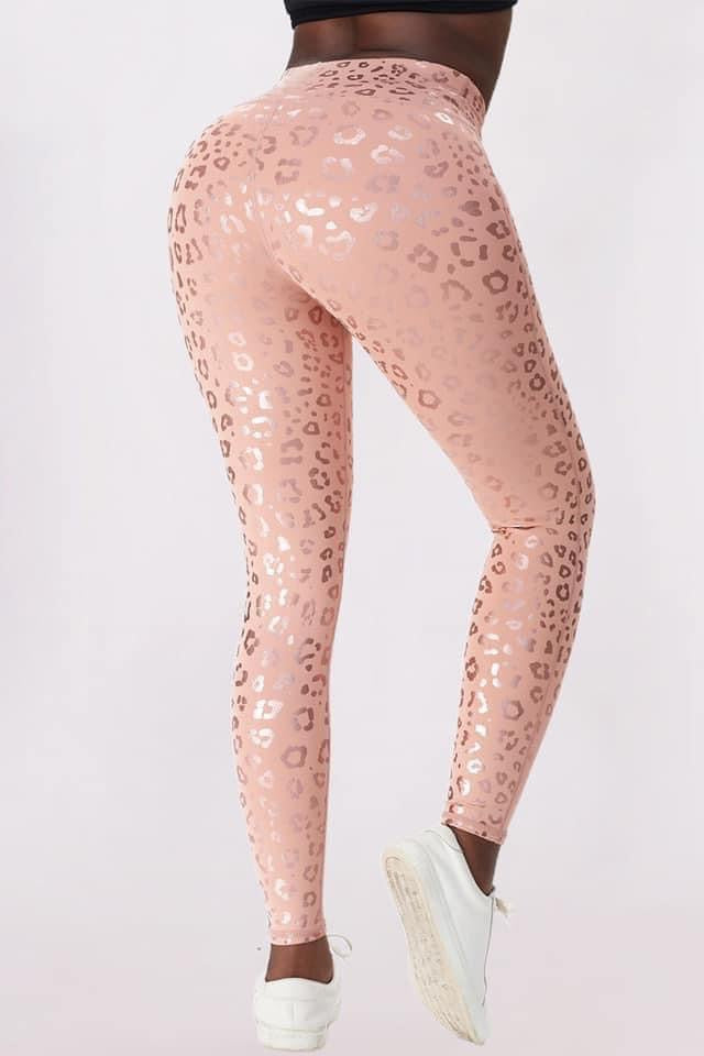 PINK CHEETAH LEGGINGS RTS