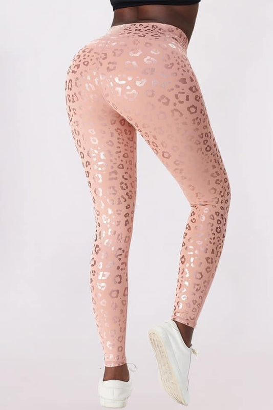 PINK CHEETAH LEGGINGS RTS Bee U-Nique Fashions