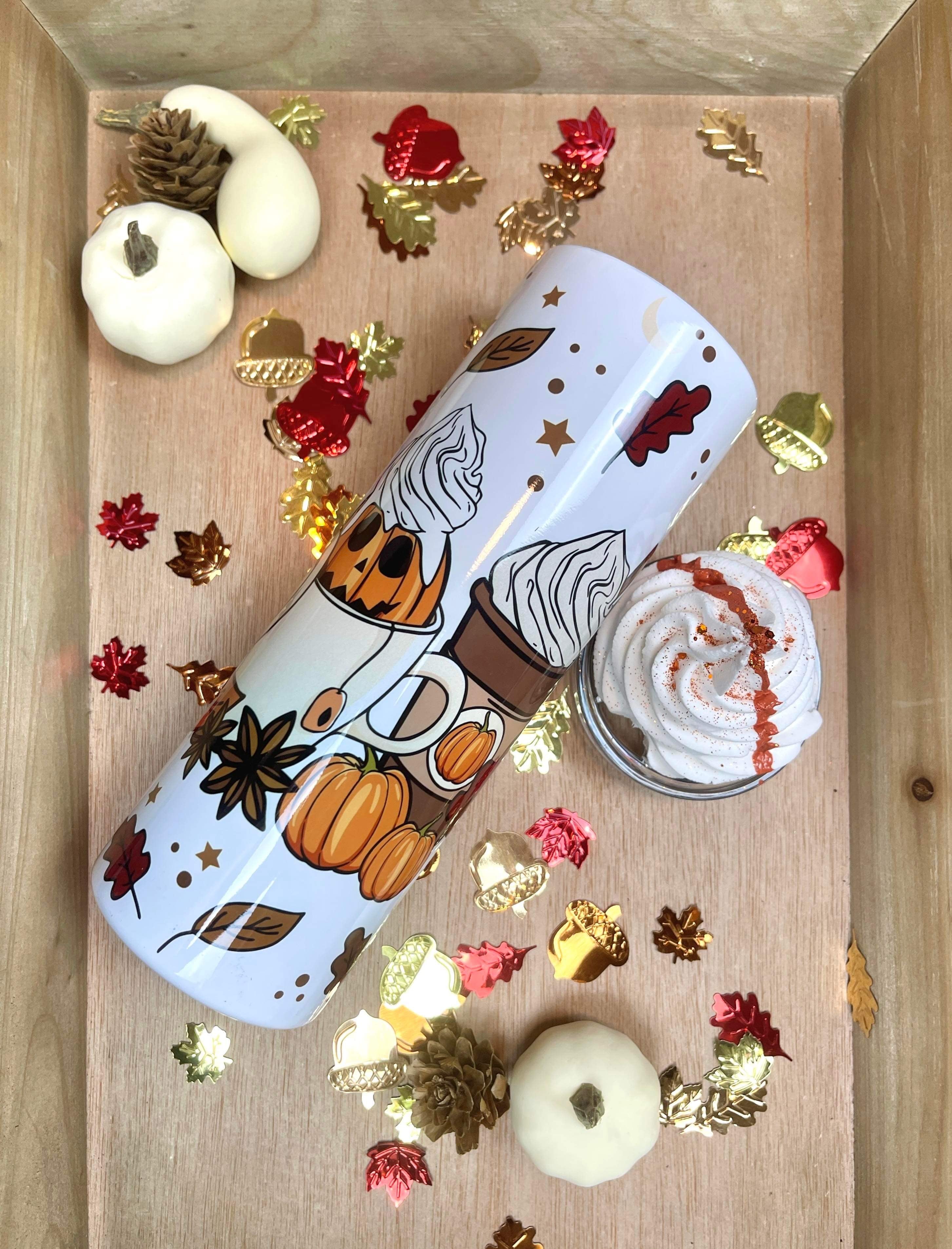 Fall w/Whipped Cream Tumbler