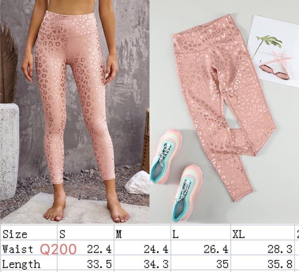 PINK CHEETAH LEGGINGS RTS