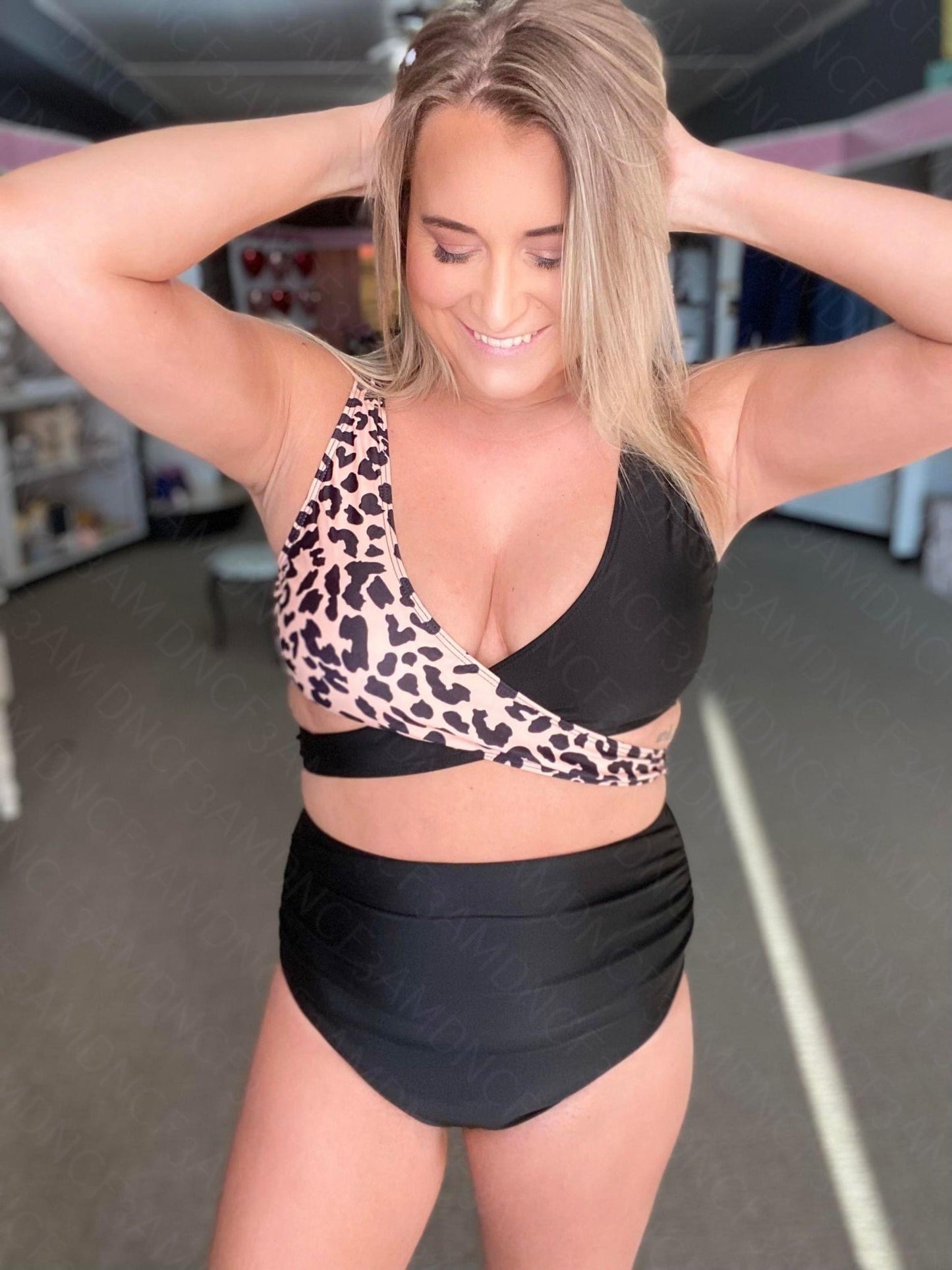 Leena Leopard Two Piece