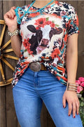 Floral Cow