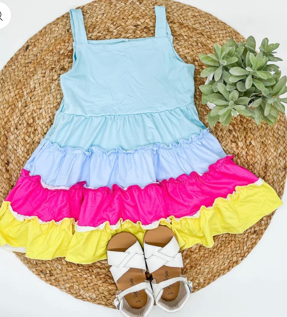 Rainbow Spring Dress